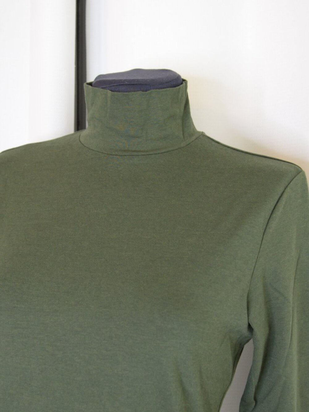 NWOT Frank and Oak Forest Green Cotton Turtleneck Sz M - Picture 6 of 7